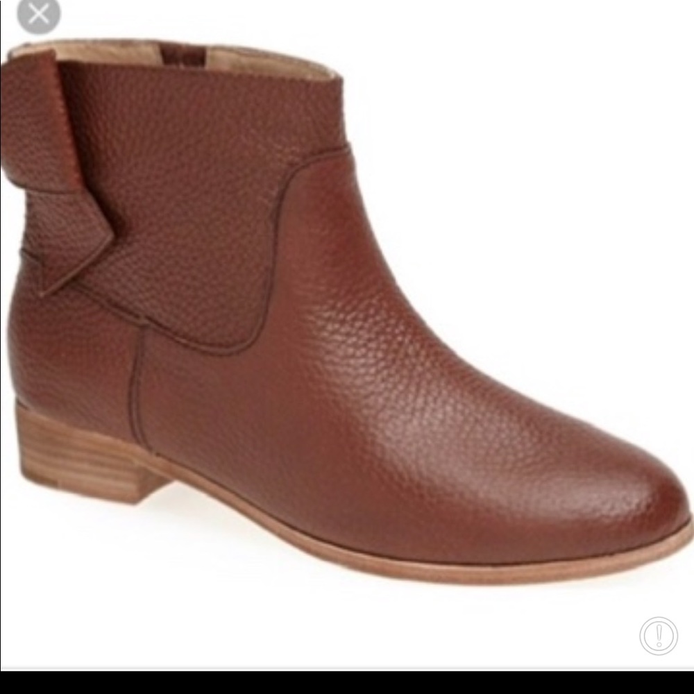 Kate Spade bow back booties
